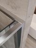 Душевая дверь Cezares LUX-B-FS-11-130-C-CR, профиль хром, регулировка 129,5-131 см