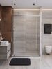Душевая дверь Cezares LUX-B-FS-11-140-C-CR, профиль хром, регулировка 139,5-141 см
