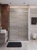 Душевая дверь Cezares LUX-B-FS-11-140-C-CR, профиль хром, регулировка 139,5-141 см