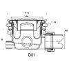 Душевой поддон с сифоном RGW SMC/R-C 80х80 см