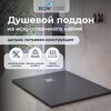 Душевой поддон прямоугольный RGW ST-G 100х90 см, цвет графит