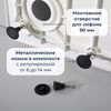 Душевой поддон полукруглый RGW SMC/R-C W Белый 900x900