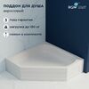 Душевой поддон пятиугольная RGW BT/CL-S 80х80