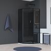 Душевой уголок RGW HO-084B 350608499-34, стекло Тонированное (Серое) , 90х90 см