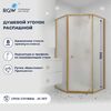 Душевой уголок RGW HO-088Gb 350608800-26, стекло Матовое-Сатинат , 100х100 см