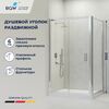 Душевой уголок RGW PA-045 350804529-11, стекло Прозрачное , 120х90 см