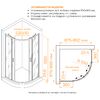 Душевой уголок RGW 06095699-44, стекло Cora , 90х90 см