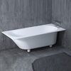 Salini Ornella KIT Встраиваемая ванна 160х70х54см., с донным клапаном, сифон, интегр слив-перелив, мат-л: S-Stone, цвет: белый матовый