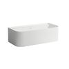 Laufen Sonar Ванна 160x81.5х46см, пристенная, с слив-переливом, материал: искусственный камень-мрамор, цвет: белый