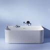Laufen Sonar Ванна 160x81.5х46см, пристенная, с слив-переливом, материал: искусственный камень-мрамор, цвет: белый