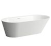 Laufen Kartell Ванна 171.5x81.5x45см, отдельностоящая, с слив-переливом, материал: искусственный камень-мрамор, цвет: белый