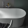 Laufen VAL Ванна 160x75x45см, отдельностоящая, с слив-переливом, материал: искусственный камень-мрамор, цвет: белый