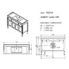 Тумба с раковиной Caprigo Albion 120 цвет L817, арт. 10316