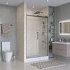 Душевая дверь BelBagno MARINO-2-BF-1-130-C-GM, стекло прозрачное, регулировка 128-131 см