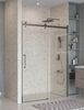 Душевая дверь BelBagno MARINO-2-BF-1-140-C-GM, стекло прозрачное, регулировка 138-141 см