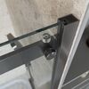 Душевая дверь BelBagno MARINO-2-BF-1-140-C-GM, стекло прозрачное, регулировка 138-141 см