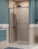 Душевая дверь BelBagno SOFT_CLOSE-1-BF-1-120-C-GM, стекло прозрачное, регулировка 118,5-120,5 см
