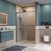 Душевая дверь BelBagno SOFT_CLOSE-1-BF-1-130-C-GM, стекло прозрачное, регулировка 128,5-130,5 см