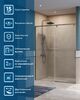 Душевая дверь BelBagno SOFT_CLOSE-1-BF-1-150-C-GM, стекло прозрачное, регулировка 148,5-150,5 см