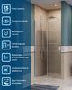Душевая дверь BelBagno SOFT_CLOSE-2-BF-1-110-C-Cr, стекло прозрачное, регулировка 108,5-110,5 см