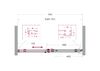 Душевая дверь BelBagno SOFT_CLOSE-2-BF-1-110-C-GM, стекло прозрачное, регулировка 108,5-110,5 см