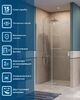 Душевая дверь BelBagno SOFT_CLOSE-2-BF-1-120-C-Cr, стекло прозрачное, регулировка 118,5-120,5 см
