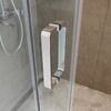 Душевая дверь BelBagno SOFT_CLOSE-2-BF-1-120-C-Cr, стекло прозрачное, регулировка 118,5-120,5 см
