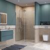 Душевая дверь BelBagno SOFT_CLOSE-2-BF-1-140-C-Cr, стекло прозрачное, регулировка 138,5-140,5 см