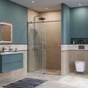Душевая дверь BelBagno SOFT_CLOSE-2-BF-1-150-C-GM, стекло прозрачное, регулировка 148,5-150,5 см