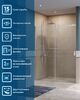 Душевая дверь BelBagno SOFT_CLOSE-2-BF-1-160-C-Cr, стекло прозрачное, регулировка 158,5-160,5 см