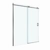 Душевая дверь BelBagno SOFT_CLOSE-2-BF-1-160-C-GM, стекло прозрачное, регулировка 158,5-160,5 см