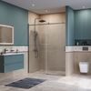 Душевая дверь BelBagno SOFT_CLOSE-2-BF-1-160-C-GM, стекло прозрачное, регулировка 158,5-160,5 см