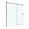 Душевая дверь BelBagno SOFT_CLOSE-2-BF-1-180-C-GM, стекло прозрачное, регулировка 178,5-180,5 см