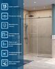 Душевая дверь BelBagno SOFT_CLOSE-2-BF-1-180-C-GM, стекло прозрачное, регулировка 178,5-180,5 см