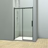 Душевая дверь Veconi Vianno VN-70B, 1300x1950, черный, стекло прозрачное, регулировка 1270-1300 мм