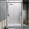 Душевая дверь Veconi Vianno VN-70GR, 1200x1950, Брашированный графит, стекло прозрачное, регулировка 1170-1200 мм