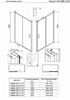 Душевая дверь Veconi Vianno VN-46B, 1400x1950, черный матовый, стекло прозрачное, регулировка 1390-1430 мм