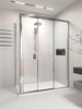 Душевой угол Veconi Premium Prato 300 SP CH-R, 1500х900x2000, хром, стекло прозрачное