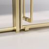 Душевой угол Veconi Premium Ptato 300 SP G-L, 1200х900x2000, золото брашированный, стекло прозрачное