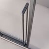 Душевой угол Veconi Premium Ptato 300 SP GR-L, 1500х800x2000, брашированный графит, стекло прозрачное