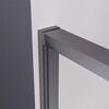 Душевой угол Veconi Premium Ptato 300 SP GR-L, 1700х800x2000, брашированный графит, стекло прозрачное