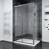Душевой угол Veconi Rovigo RV-055GM, 1400х1000х1950, оружейная сталь, прозрачное стекло