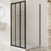 Душевой уголок BelBagno UNO-195-AHF-31-100/90-C-NERO, 100х90 см