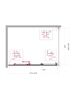 Душевой уголок BelBagno UNO-195-AHF-31-120/90-P-Cr, 120х90 см