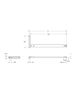 Душевая перегородка Belbagno UNO-L-1-TB-100-GR-GM