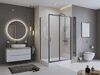 Душевой уголок Belbagno UNO-195-AH-1-130/90-C-NERO, 130х90 см