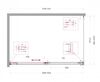 Душевой уголок Belbagno SOFT_CLOSE-1-AH-1-150/100-C-Cr, 150х100 см