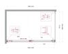 Душевой уголок Belbagno SOFT_CLOSE-1-AH-1-140/90-C-GM, 140х90 см