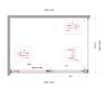 Душевой уголок Belbagno SOFT_CLOSE-1-AH-1-140/100-C-GM, 140х100 см