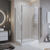 Душевой уголок Belbagno UNO-195-AH-1-120/100-C-Cr, 120х100 см